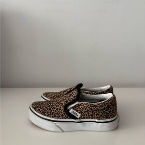 Vans Animal Print Slip-On Shoes